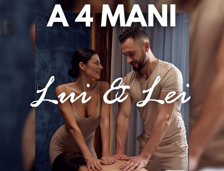 Massaggio a 4 mani fatto da Lui e Lei ..