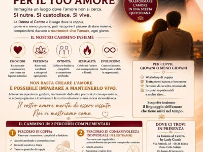 LA DONNA AL CENTRO - MASSAGGI OLISTICI E DOVE IL TANTRA E' UN CAMMINO A ROMA NORD