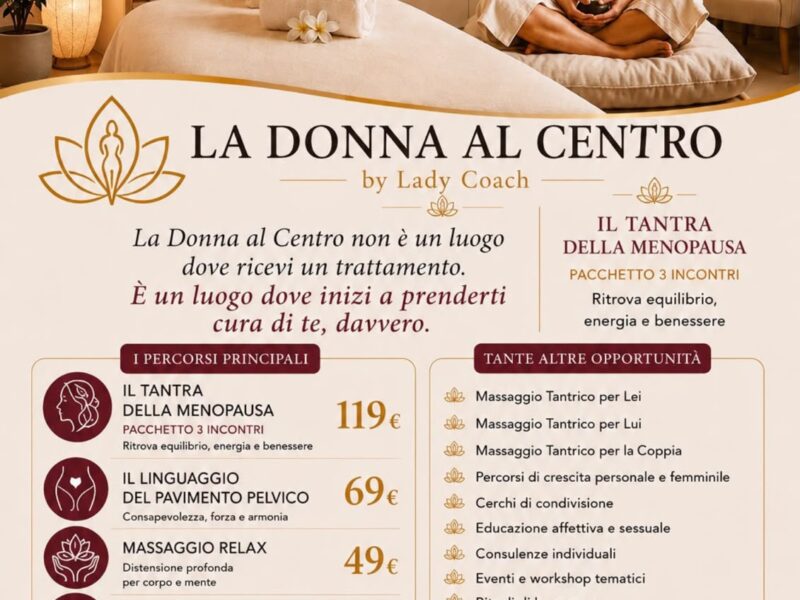 LA DONNA AL CENTRO - MASSAGGI OLISTICI E DOVE IL TANTRA E' UN CAMMINO A ROMA NORD